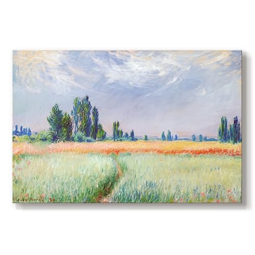 Claude Monet | Oat and Poppy Field | Abstract Wall Art | LT627