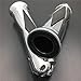 HTTMT MT081A-1-CD Chrome Skull Diamon Hand Grip Handlebar Grips 1 Inch 25mm Compatible with Suzuki Marauder Intruder 800 1400 1500 Boulevard