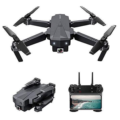 Goolrc Sg107 Fpv Rc Drone With 4K Hd Camera, Optical Flow Positioning Foldable Rc Quadcopter With App Control, Headless Mode, 360° Rotation, Trajectory Flight, Drones For Adults And Kids #TOP4