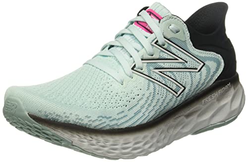 New Balance Women's Fresh Foam 1080 V11 Running Shoe, Pale Blue Chill/Black, 5.5 M US by New Balance - Used condition - US$109.41