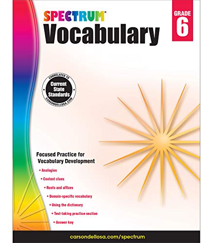 Spectrum Grade 6 Vocabulary Workbook 6th Grade State Standards For Spectrum Grade 6 Vocabulary Workbook 6th Grade State Standards For