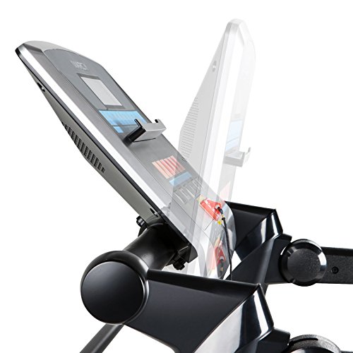 Image of Marcy Easy Folding Motorized Treadmill /Pre Assembled Electric Running Machine JX-651BW black 30.00 x 66.00 x 126.00 inch