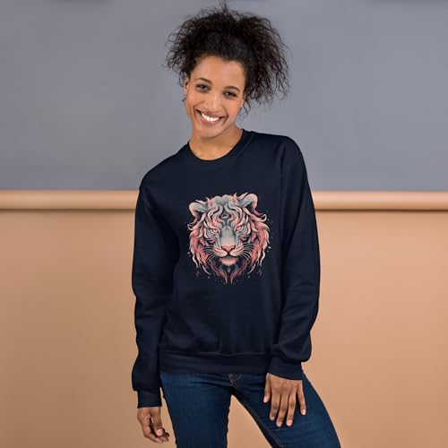 Sweat visage de tigre pull graphique idéal pour vos sorties urbaines