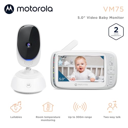Motorola Nursery VM75 5-inch Video Baby Monitor (2026) — view 2