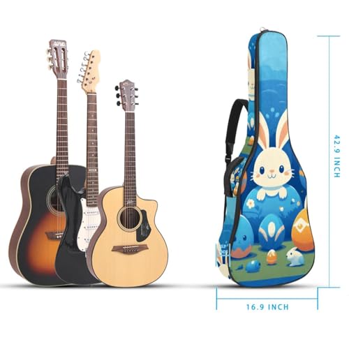Grand étui universel pour guitare acoustique de 101,6 cm étanche bleu - 5