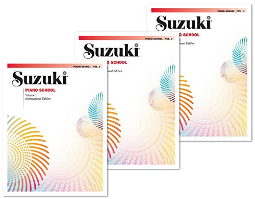 Suzuki Piano School New International Edition Piano Book and CD Set (3 Books and CD) - Volume 1, Volume 2, Volume 3