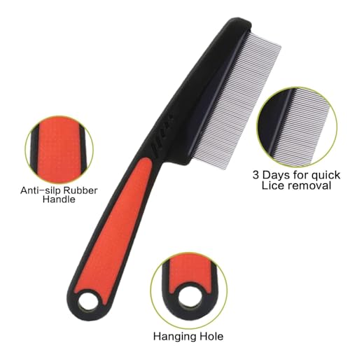 image for Dafeng 2 PCS Dandruff Comb,Scalp Comb, Hollow Tooth Hairbrush For Scal