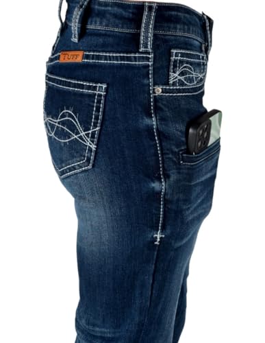 Cowgirl Tuff Western Jeans Womens Summit White Dark Wash JSUMWT4