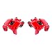 CCK12342 [2] REAR Performance Grade Red Powder Coated Caliper Assembly Pair Set
