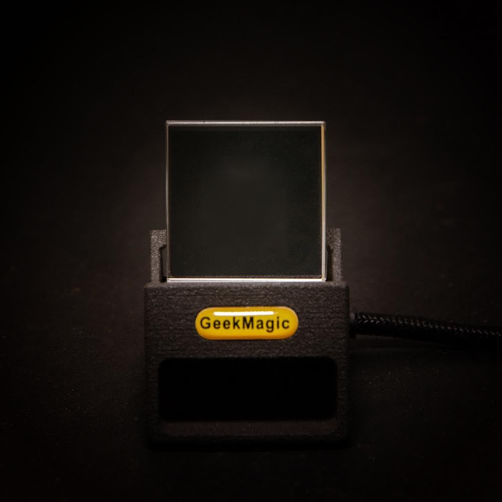 GeekMagic - Mini display a cubo con ologramma 3D, display WiFi olografico in cristallo 3D, stazione meteo intelligente e orologio digitale con animazioni GIF, cornice elettronica per foto, regalo GeekMagic - Mini display a cubo con ologramma 3D, display WiFi olografico in cristallo 3D, stazione meteo intelligente e orologio digitale con animazioni GIF, cornice elettronica per foto, regalo