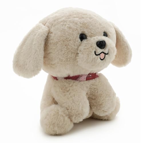 Image of Toy Poodle Dog Soft Plush Toy Soft Stuffed Puppy for Kids Cute Kids Animal Home Decor Boys /Girls /Baby Toddlers & Children Safe Lightweight & Easy to Clean (25CM)