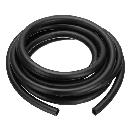 YELARXI Fuel Line Hose Tube, Petrol Fuel Gas Line Pipe Hose Tubing, 1/4" ID 6.6 ft Fit for Small Engine String Trimmer Chainsaw Blower Lawn Mower and Other Power Tools (Black)