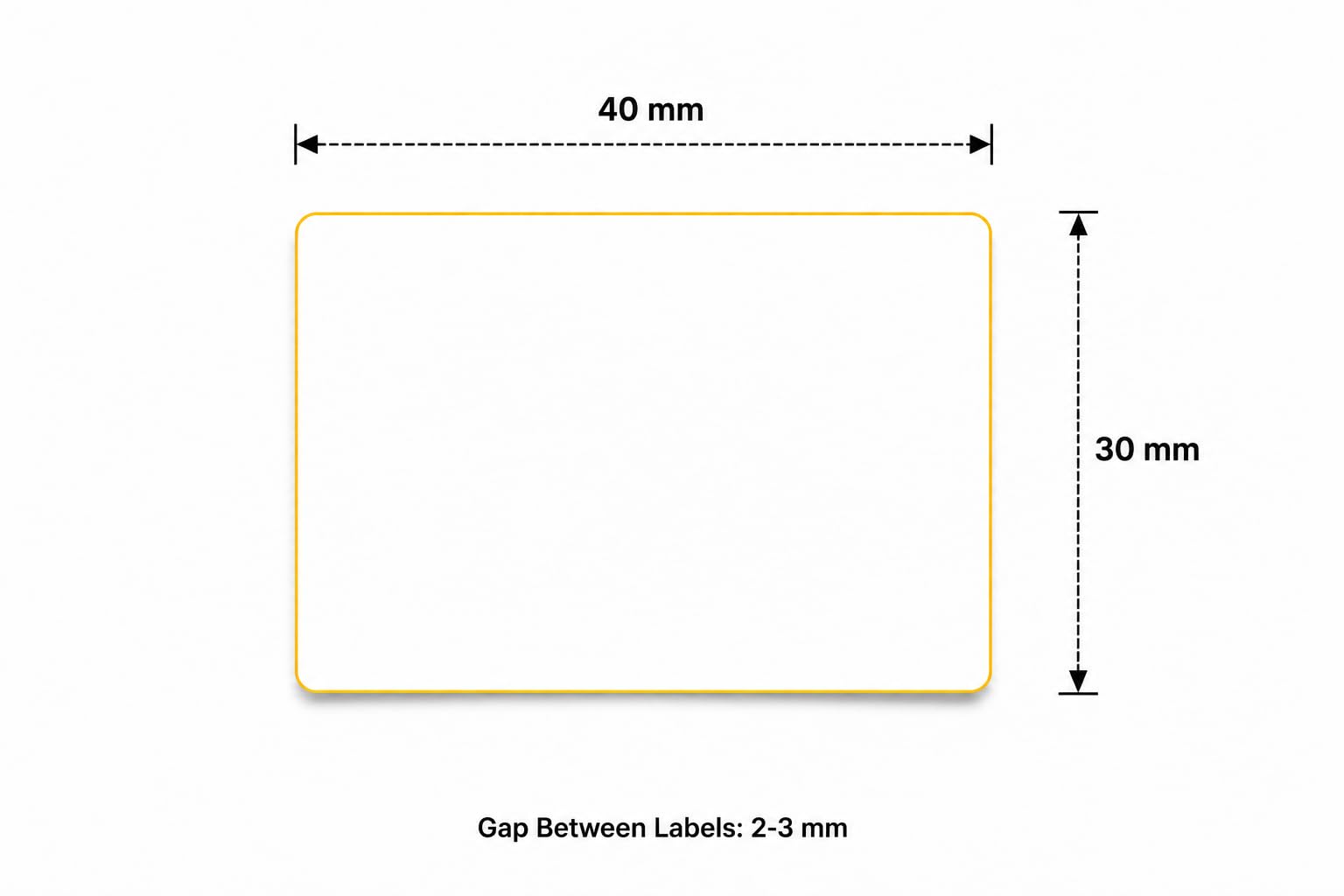 Etiquette thermique 40x30 mm | Étiquettes Zebra - Rouleau etiquette thermique - 8 rouleau ;8.000 etiquette en rouleau