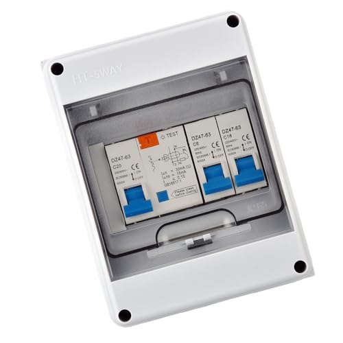 Boîte de distribution électrique extérieure étanche avec disjoncteur pour fil de jonction