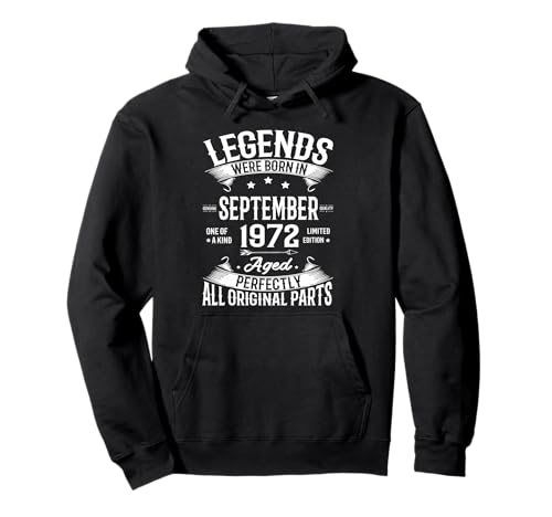 Legends Were Born in September 1972 54th Birthday 54 Yrs Old �p�[�J�[