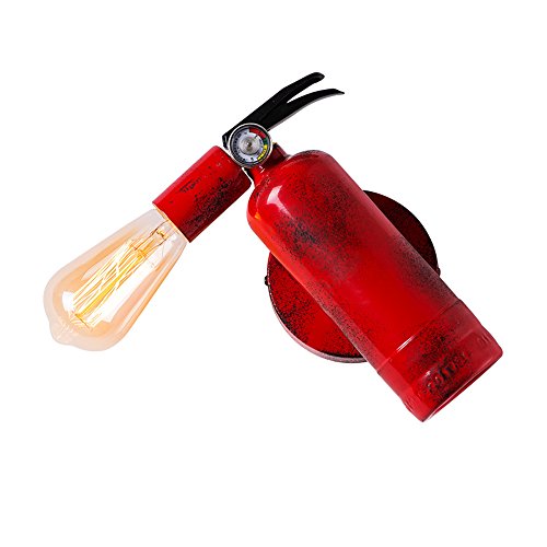 Vampsky Modern Creative Fire Extinguisher Wall Light Wall Sconce Vintage Industrial Wind Wall