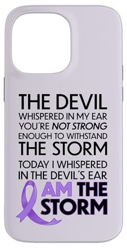 Cancer Warriors I Am The Storm, I Will Survive And Beat It �X�}�z�P�[�X iPhone 14 Pro Max �p