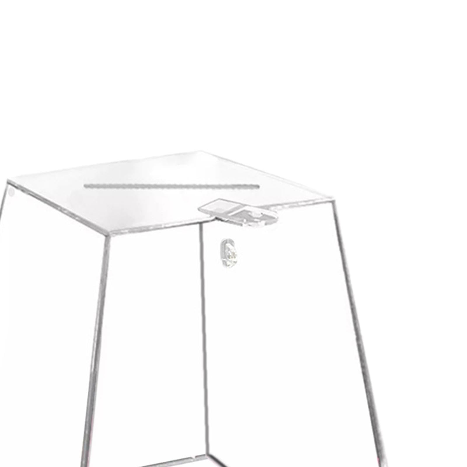 Boîte De Collecte Acrylique Transparente Portable