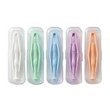 tiyiyok 5 Stück Kontaktlinsen Einsetzhilfe, Kontaktlinsen Entfernen, Kontaktlinsen Pinzette, kontaktlinsen sauger, Kontaktlinsen Einsetzhilfe Weiche Linsen, Kontaktlinsen Inserter Remover