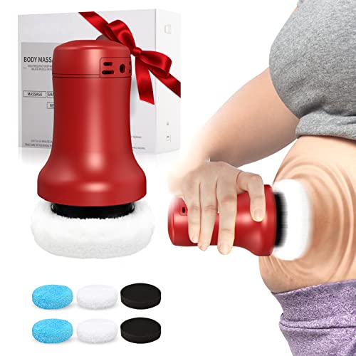 Vueyaa Cellulite Massager Body Sculpting Machine, Body Massager Electric Deep Tissue Massager For Waist,Butt,Thigh,Arm (Red) #TOP28