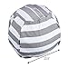 CM Cosmos Stuffed Animal Storage Bean Bag Chair Stuffable Zipper Beanbag Stuff and Sit Bean Bag for Organizing Soft Plush, Size 22.5'', with Handle