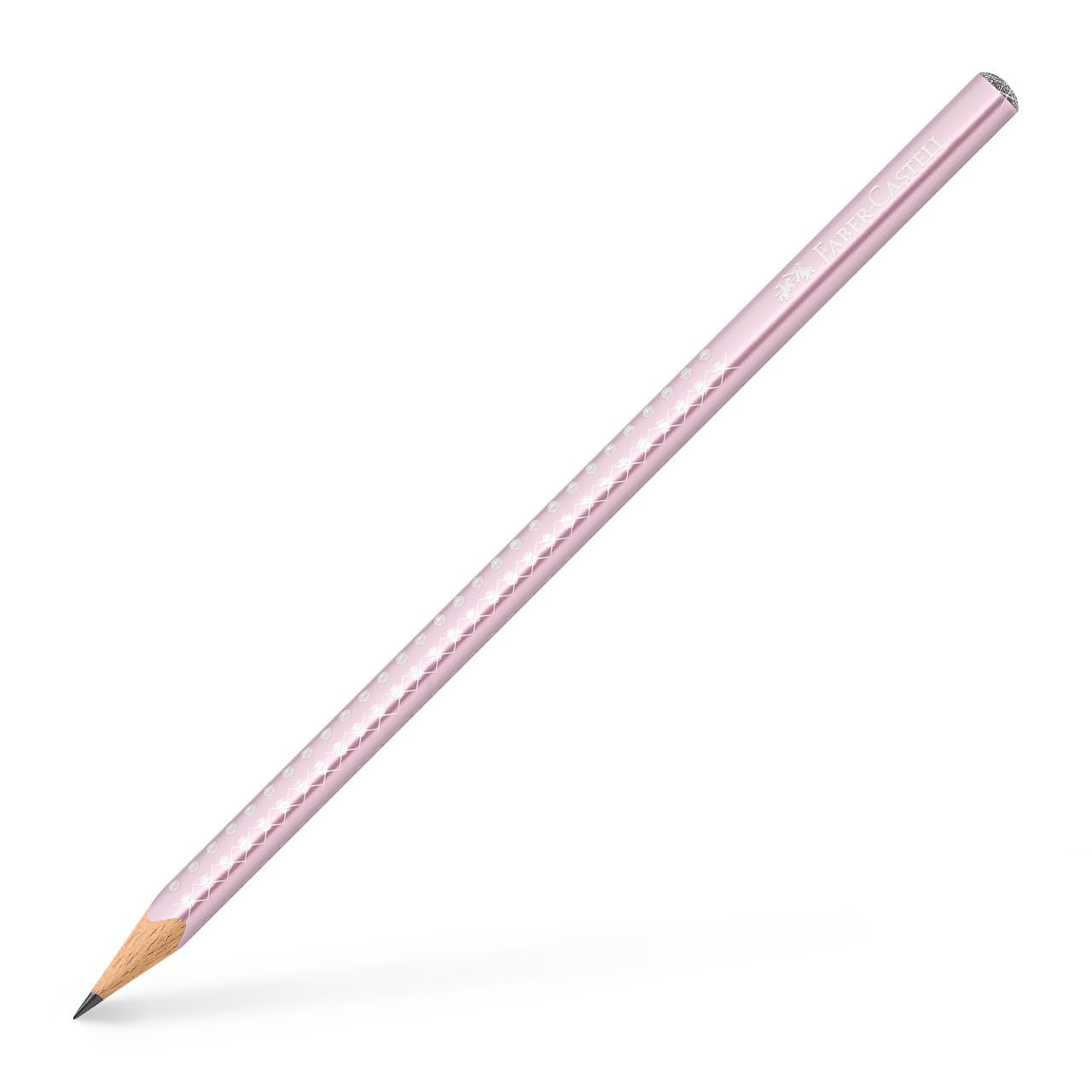 Faber-Castell - 118261. Lápiz Grafito Sparkle . Rosa Metálico.
