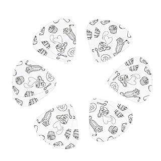 Médiators de guitare 12-Pack Black Afternoon Tea médiators pour guitare électrique guitare acoustique diverses guitares - Les Beatles, Paul McCartney, John Lennon, RIngo Starr, George Harrison