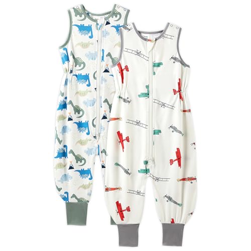 Image of TotAha Toddler Sleep Sack with Legs, 0.5 TOG Light and Soft Baby Sleeping Bag, Walker Sleep Sack for Babies 12-24M, 2T-3T