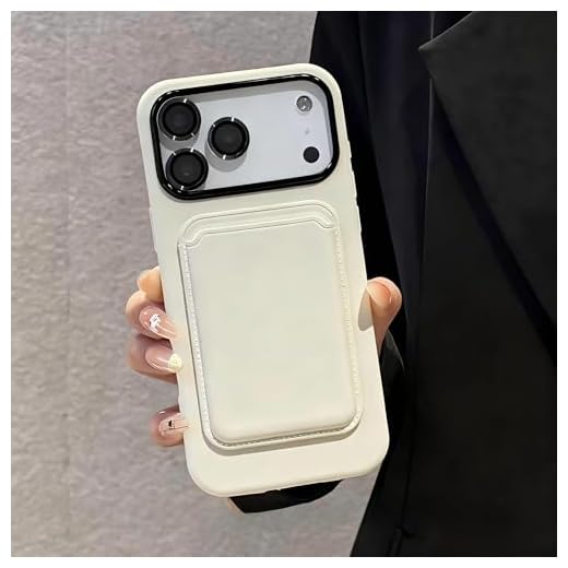 Compatible with iPhone 17 Pro Max Case Ultra-Slim Protective Case - Shockproof for Phone Case with Soft TPU and Scratch-Resistant Design for Man Woman, Protection Scratches Case Cover - WhiteC23