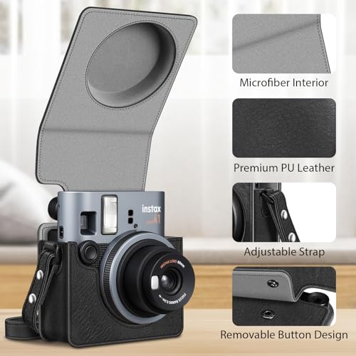 Funda protectora para Fujifilm Instax Mini 41 de cuero vegano miniatura 3