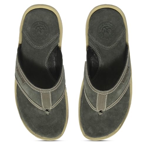 Image of Woodland Men's Leather Slippers