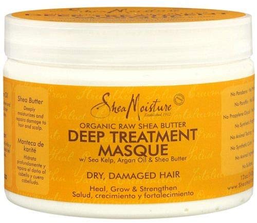 SHEA MOISTUREOrganic Raw Shea Butter Deep Treatment Hair Masque 12 Ounces