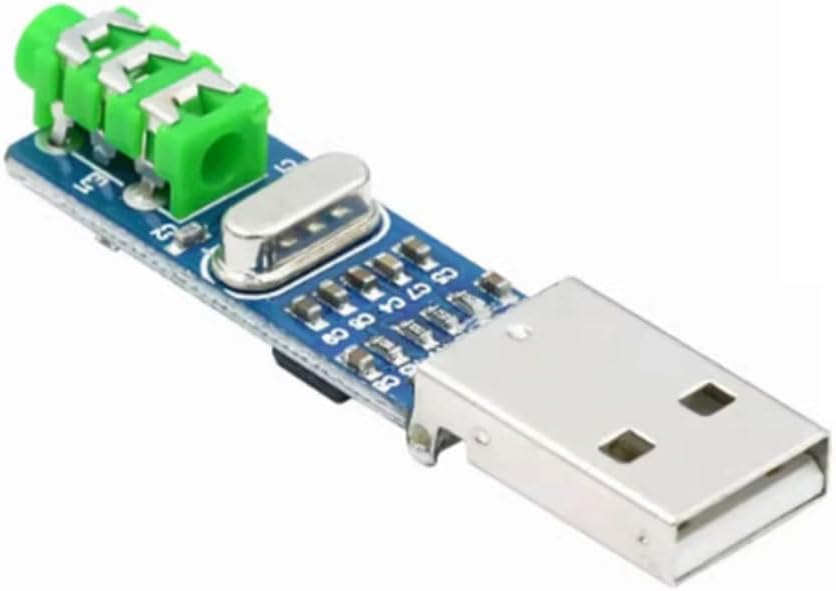 gotor PCM2704 Sound Card 5V DAC Decoder Board PCM2704 Mini USB Sound Card for PC Computer USB Powered
