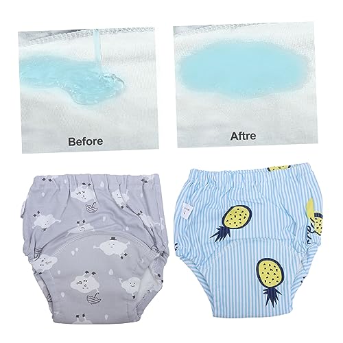 UPKOCH 6 Peças Calças de treino calças de treinamento potty fralda reutilizável calcinha absorvente