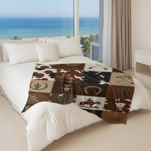 Couverture patchwork style occidental idéale pour le canapé - 7