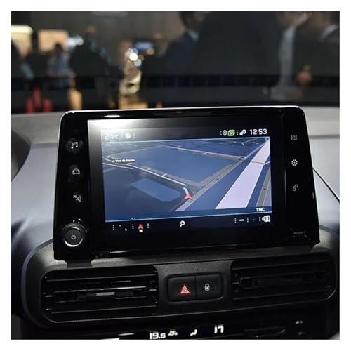 Verre trempé Peugeot Rifter 2019-2020 anti-rayures pour protection d'écran tactile GPS de bord