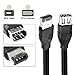 XMSJSIY Firewire 1394 6Pin Male to 6pin Female Adapter IEEE Cable 400Mbps Extension Cord for Computer/Digital Camera Printer,DV 20cm-0.2M/7.8Inch