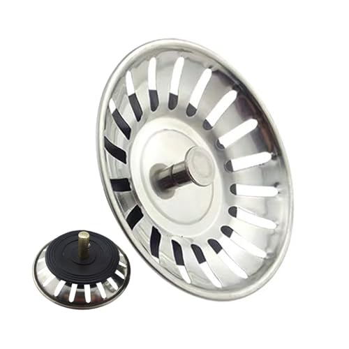 Enchufe de Fregadero Universal. Tapón de desagüe for Fregadero de Cocina, Filtro de Silicona de 79 mm, 5 Unidades(2PCS)