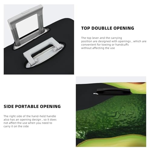 Travel Luggage Cover Fashion Suitcase Protector Half Cut Pieces Spandex Baggage Covers Washable Suitcase Covers Anti-Scratch Luggage Cover Protectors Fits 18-32 Inch Suitcases Medium4