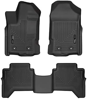 Husky Liners Fits 2019 Ford Ranger SuperCrew Weatherbeater Front & 2nd Seat Floor