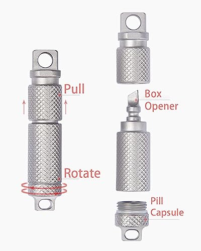 Compact 3-in-1 Multi-Tool with Waterproof Capsule for Outdoor Enthusiasts