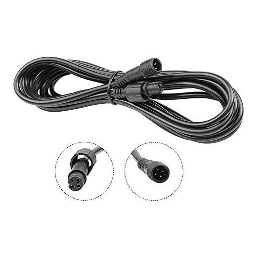 LTEODCHEW Rock Lights Extension Wire, 10ft/3M 4Pin Extension Cord Cable for 2 & 4 & 6 & 8 & 12 Pods Underglow RGB Rock Light Kit