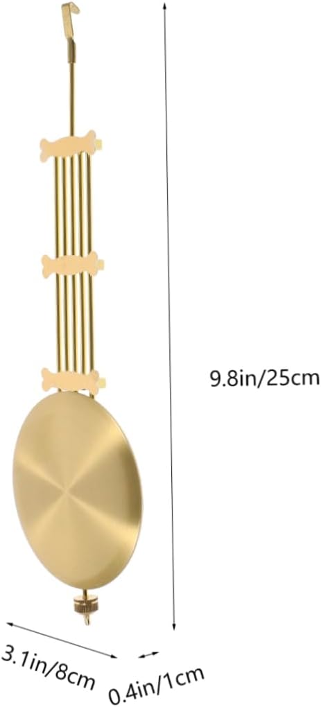 balacoo 5pcs DIY Clock Pendulum Replacement Metal Parts for Pendulum Wall Clocks