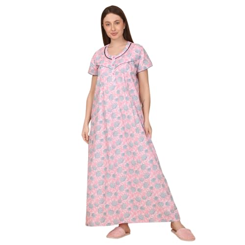 Chemise de nuit longue en coton femme Sweet Dreams de qualité supérieure