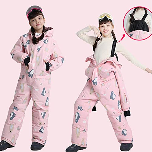 Winter Kid Snowsuits,Macacos de neve respiráveis ​​para meninos e meninas - Macacões de neve soltos