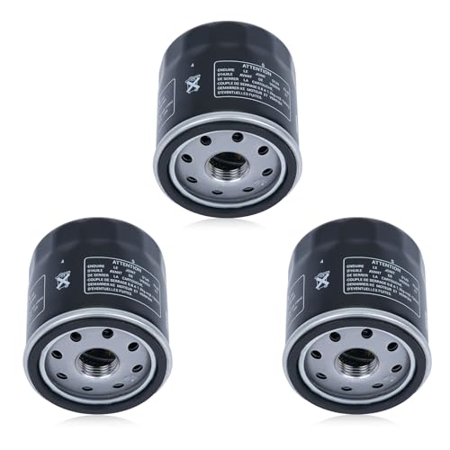 AUMEL 52114 Oil Filters for Husqvarna P-ZT54 P-ZT60 M-ZT52 MZ5225 M-ZT52 M-ZT61 PZT4822 PZT6126 Lawn Mower Rep 539113466,109-3321( 3 Pcs )