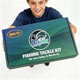 DEKESIN Bass Fishing Starter Kit - 75-Pc Small Tackle Box Set | Fully Loaded, Zero Junk Fillers | Durable Gear Gift for Teens, Youth & Adult Beginners, Ages 12+