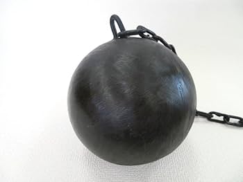 Amazon.co.jp: 鉄製 鉄球付きシングルハンドカフ 手錠 鍵 カギ