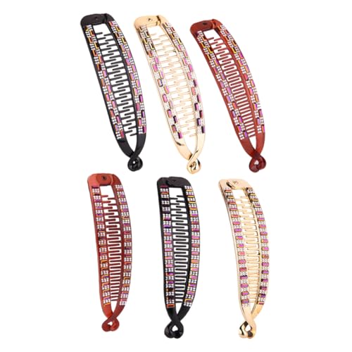 Épingle à cheveux strass MAGICLULU | Lot de 18 pinces élégantes