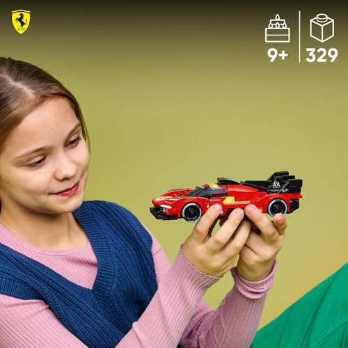 Image of LEGO Speed Champions Ferrari 499P - Ferrari Merch and Race Car Building Kit - 77261